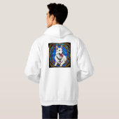 Coole rashond hoodie (Achterkant volledig)