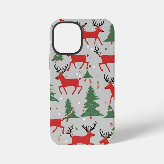 Coole rendieren iPhone hoesje (Achterkant)