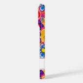 Coole Retro Bloem Personalized iPhone Hoesje (Linkerkant)