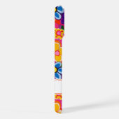 Coole Retro Bloem Personalized iPhone Hoesje (Rechterkant)