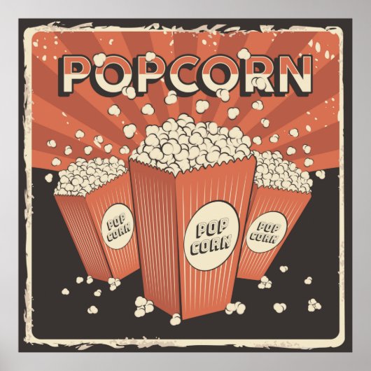 coole retro home theater woordkunst poster (Voorkant)