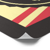 coole retro  muziekwinkel poster (Hoek)