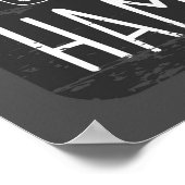 coole retro pizza poster (Hoek)