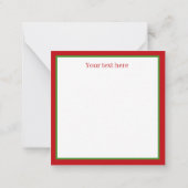 coole retro Santa Mrs Claus Notitiekaartje (Achterkant)