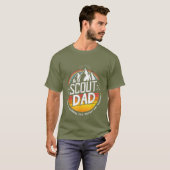 coole retro scout Pap woordkunst T-shirt (Voorkant volledig)