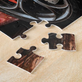 coole rode auto legpuzzel (Zijkant)