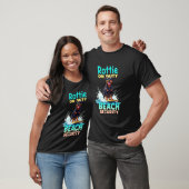 Coole Rottweiler Surfende Hond T-shirt (Unisex)