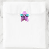 Coole Roze Lama! Ster Sticker (Tas)