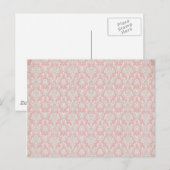 coole roze patroon briefkaart (Voorkant / Achterkant)