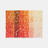 Coole Rustieke Herfstkleuren Fleece Deken (Voorkant (Horizontaal))
