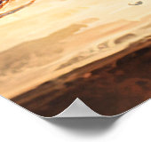 coole Rustige wijnliefhebbers Poster (Hoek)