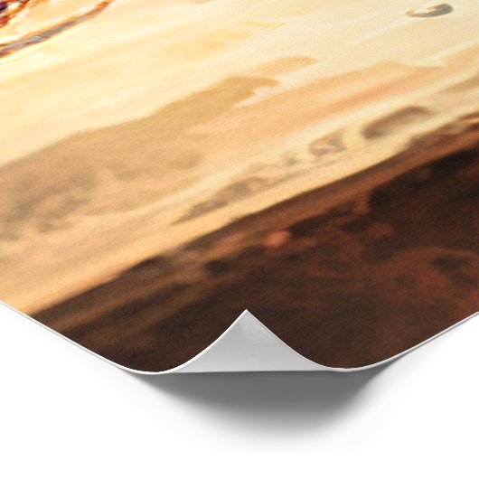 coole Rustige wijnliefhebbers Poster (Hoek)