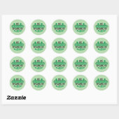 Coole Saint Patrick's Day brouwerij Ronde Sticker (Vel)