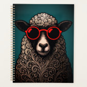 Coole Schaap Muurkunst Planner (Voorkant)