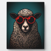 Coole Schapen Muurkunst Fotoplaat (Voorkant)
