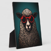 Coole Schapen Muurkunst Fotoplaat (Zijkant)