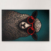 Coole Schapen Muurkunst Legpuzzel (Horizontaal)