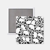 coole schedels magneet (Voorkant / Achterkant)