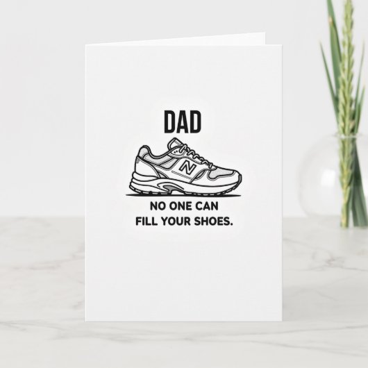 Coole Schoenen Vaderdag Kaart (Voorkant)
