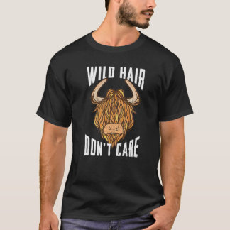 Coole Schotse Hooglandkoe Geschenk Grappige Wilde T-shirt