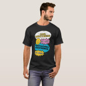 Coole serveerster overdag professionele overdenker t-shirt (Voorkant volledig)