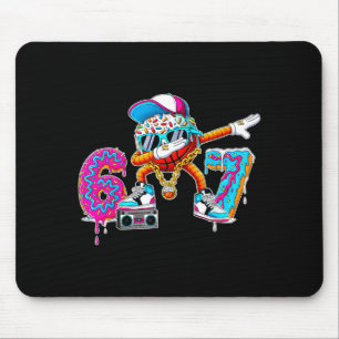 Coole Six Seven Dabbing Basketbal Design Muismat