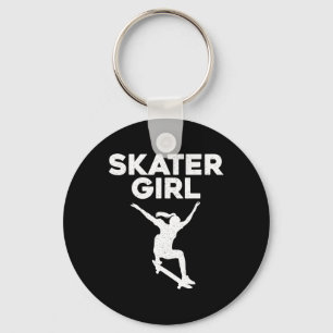 Coole Skateboard Kunst Voor Tiener Meisjes Kindere Sleutelhanger