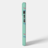 Coole Skateboarding Dachshund | Grappige Hond Kuns Case-Mate iPhone Case (Achterkant / Links)