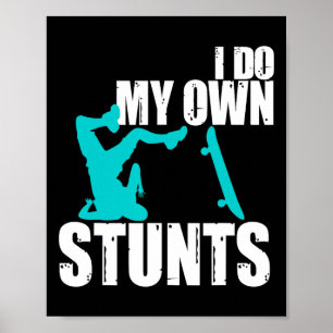Coole Skateboarding Kunst Voor Mannen Vrouwen Skat Poster
