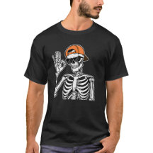 Coole Skelet met Oranje Pet | Hip-Hop Halloween 