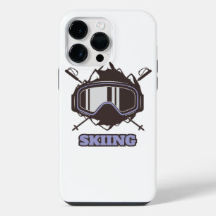 Coole skihelm iPhone 14 pro max hoesje