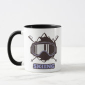 Coole skihelm mok (Links)