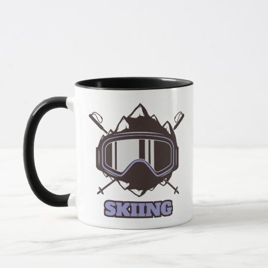 Coole skihelm mok (Links)