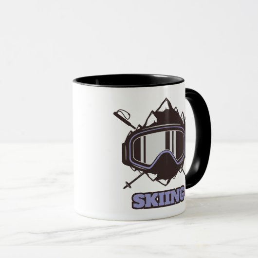 Coole skihelm mok (Voorkant rechts)