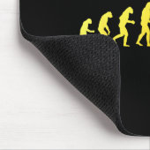 Coole skikunst voor mannen vrouwen skithema ski muismat (Hoek)