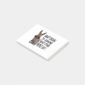 Coole Slimme Ezel Post-it® Notes (Schuin)