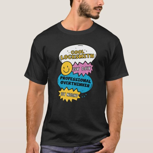 Coole Slotmaker Overdag Professionele Overdenker ' T-shirt (Voorkant)