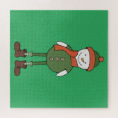 Coole Sneeuwman Legpuzzel (Horizontaal)