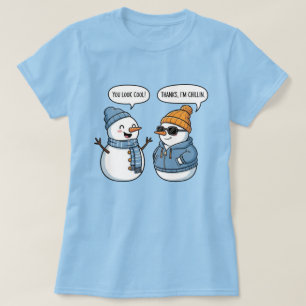 Coole Sneeuwman Vrienden T-shirt