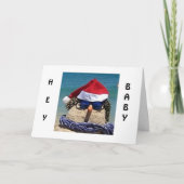 COOLE SNEEUWMAN ZEGT DAT JE LIEFDE MIJN HART SMELT FEESTDAGEN KAART (Voorkant)