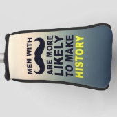 Coole Snorhaar Quote Typografie Golfheadcover (Voorkant)