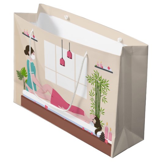 coole spa - partijliefhebbers voegen tekst toe groot cadeauzakje (Voorkant Gekanteld)