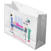 coole spa party liefhebbers voegen tekst toe Grote Groot Cadeauzakje (Voorkant Gekanteld)