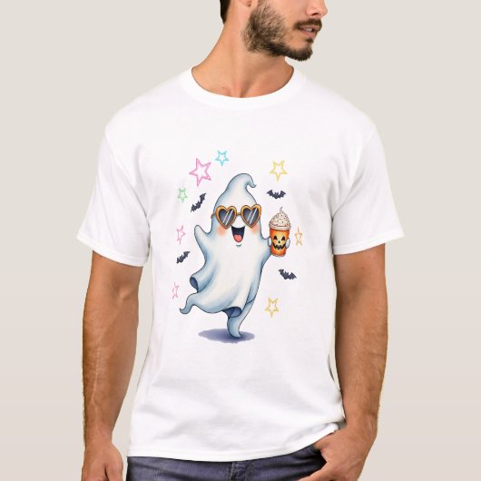 Coole spook Halloween sfeer T-shirt (Voorkant)