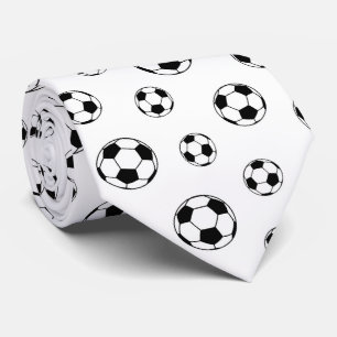 coole sportbal in de voetbalsport getild stropdas