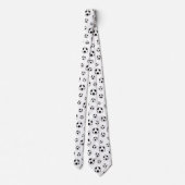 coole sportbal in de voetbalsport getild stropdas (Achterkant)