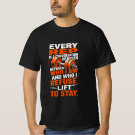 Coole sportzaal citaten t-shirt