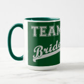 Coole stijlvolle team bruid mok (Links)