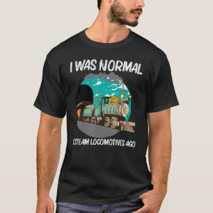 Coole Stoomlocomotief Voor Mannen Vrouwen Spoorweg T-shirt