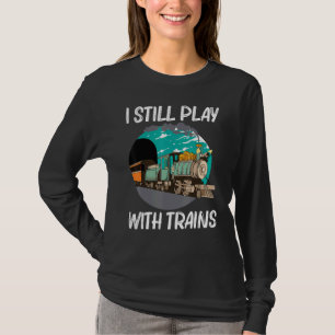 Coole Stoomlocomotief Voor Mannen Vrouwen Spoorweg T-shirt